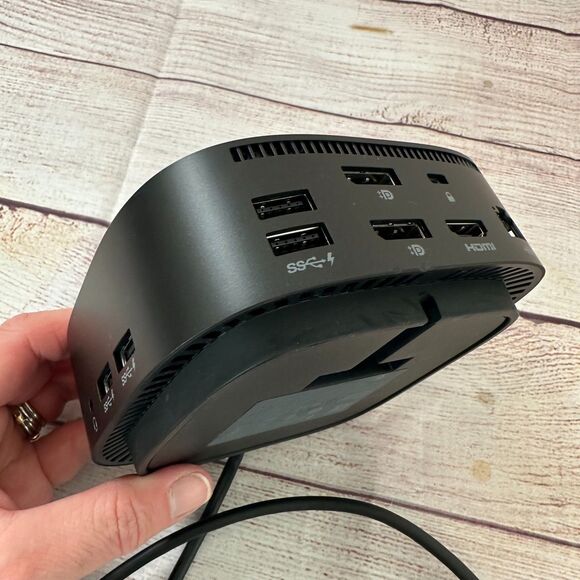 HP USB-C DOCK G5 HSN-IX02 docking station HDMI DP 4K Type-C No AC Cord T3222 - Picture 2 of 4